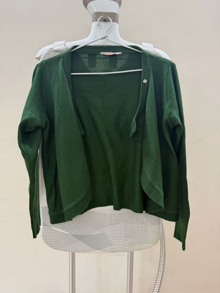 Green Cardigan