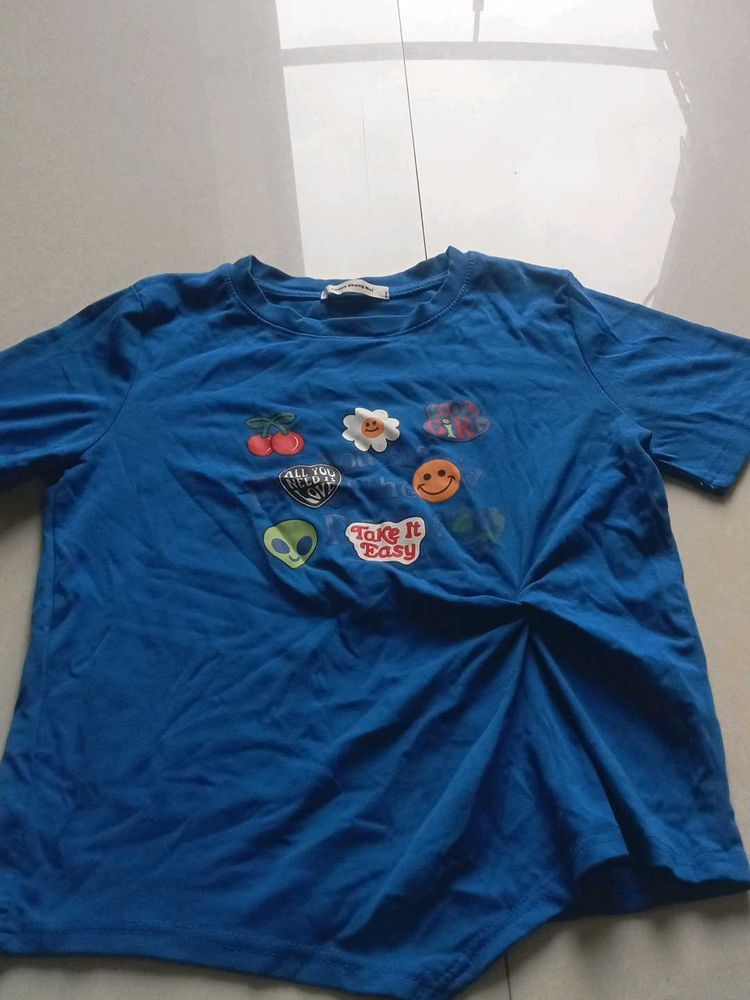 Blue Graphic T-Shirt