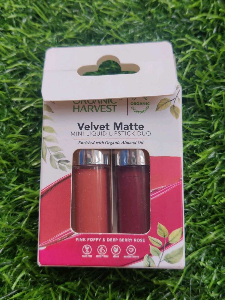 Organic Harvest Velvet Matte Mini Liquid Lipstick