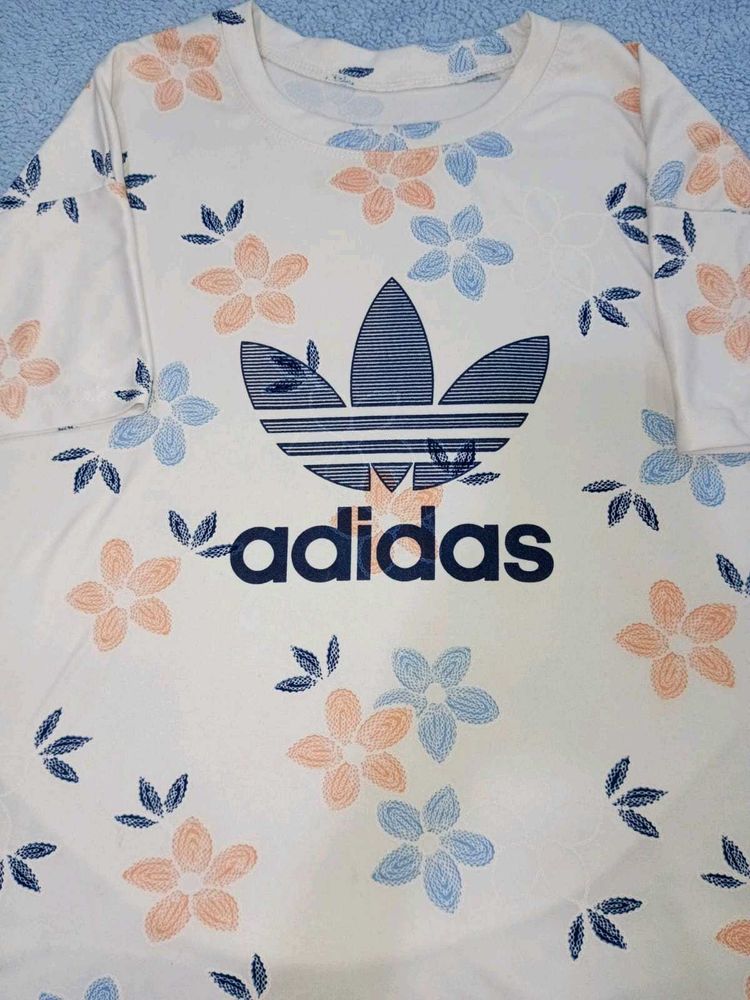 Adidas Floral Graphic Tee