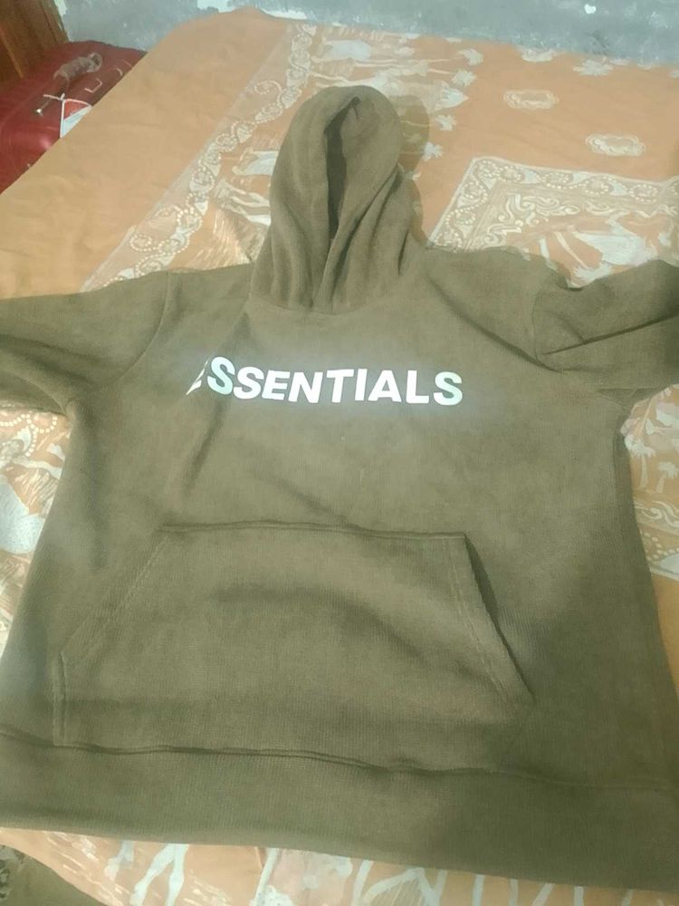 Brown Essentials Hoodie