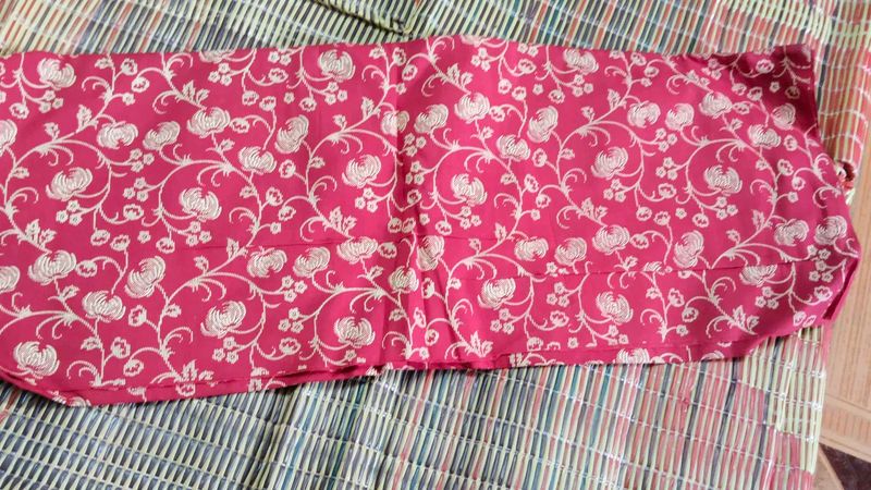 Pink Floral blouse material