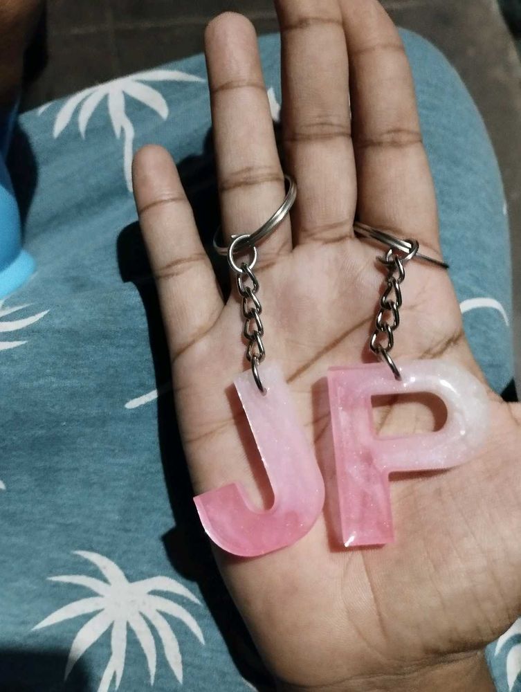 Custom Letter Keychain Set