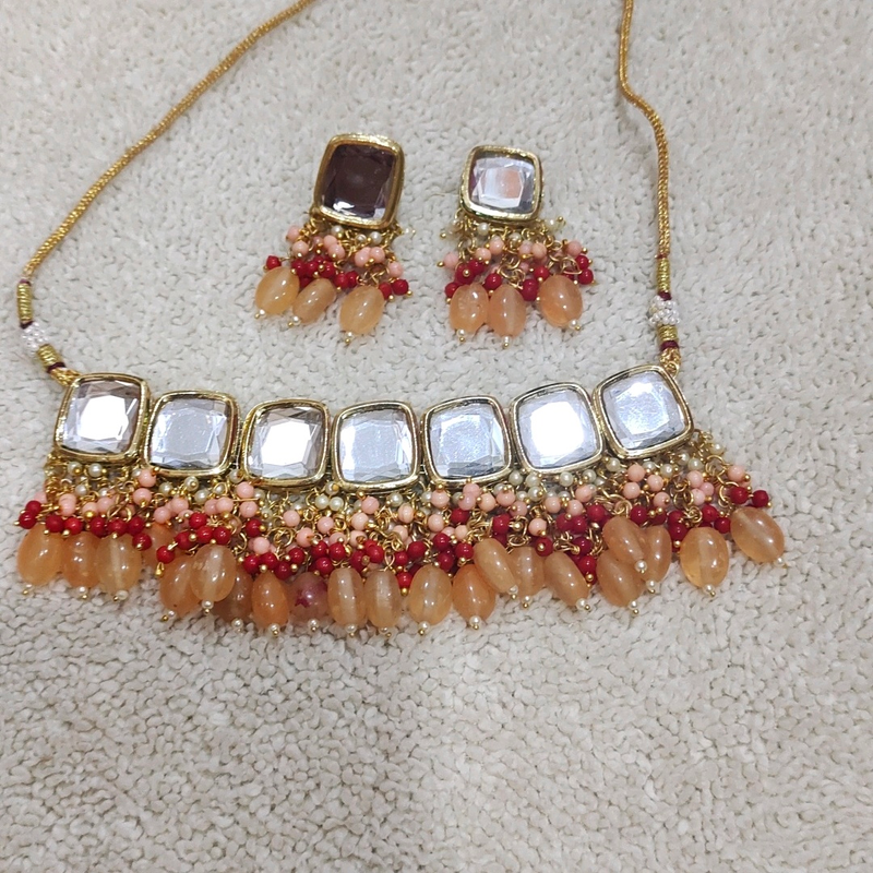 Kundan necklace set