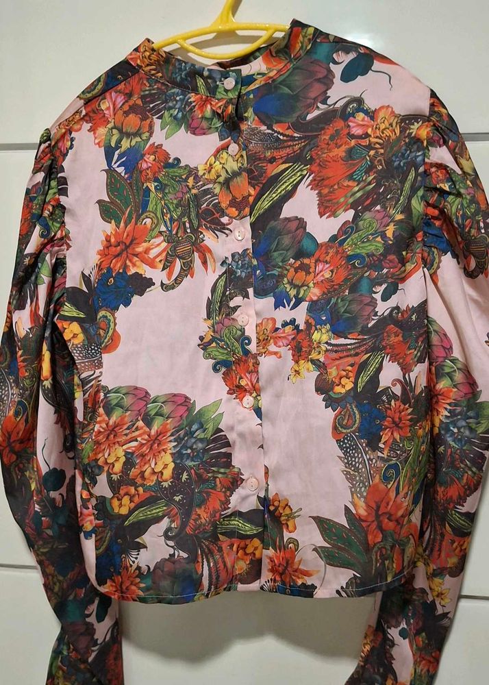 Floral Sheer Top