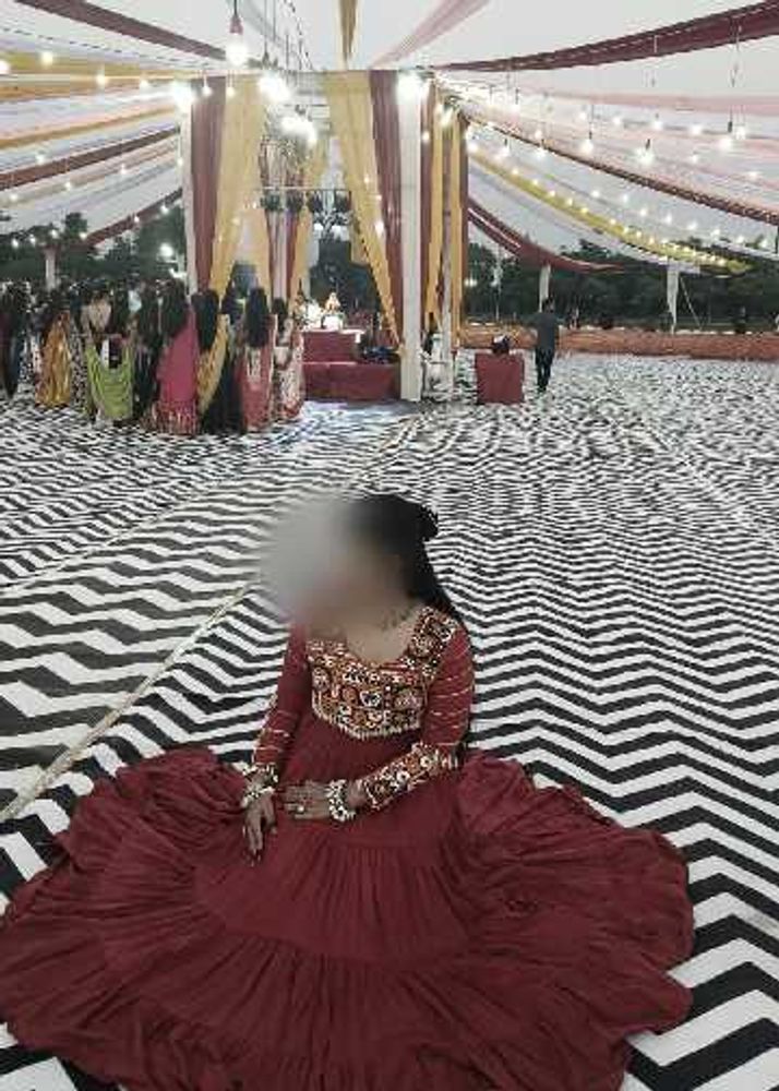 Beautiful Maroon Ethnic Gown