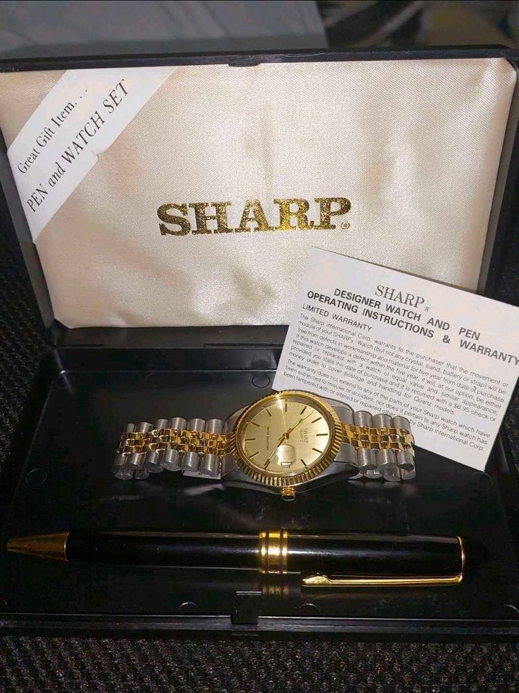 Sharp Watch and Pen Set