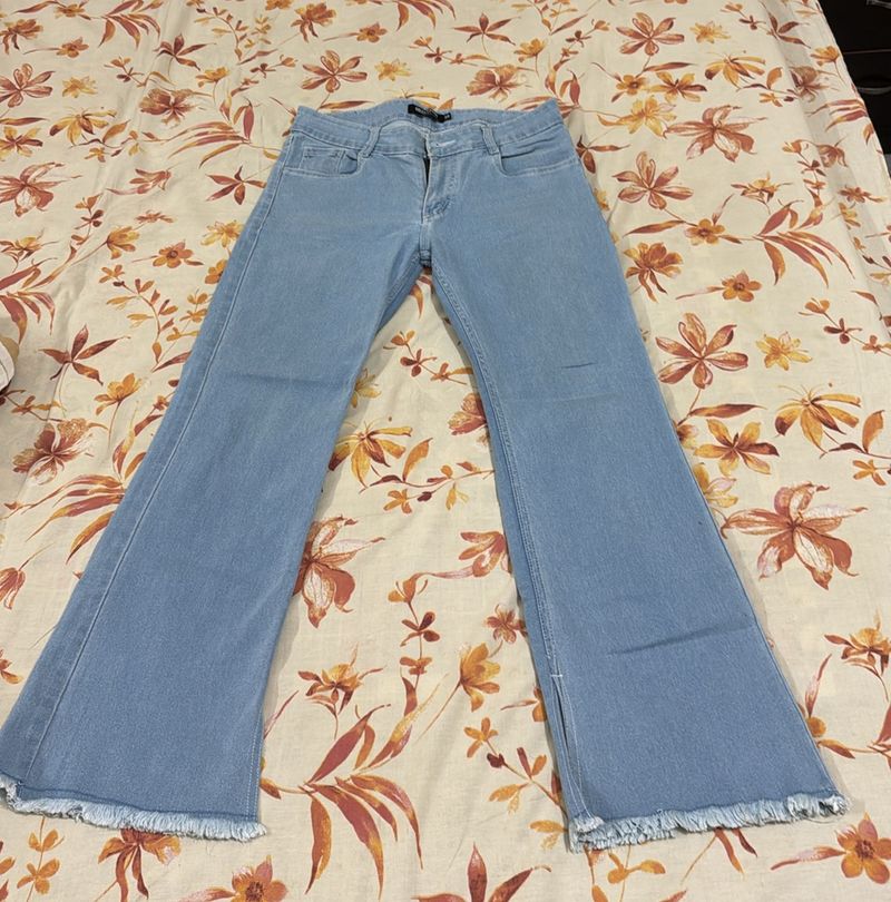 Light Blue Boot Cut Jeans