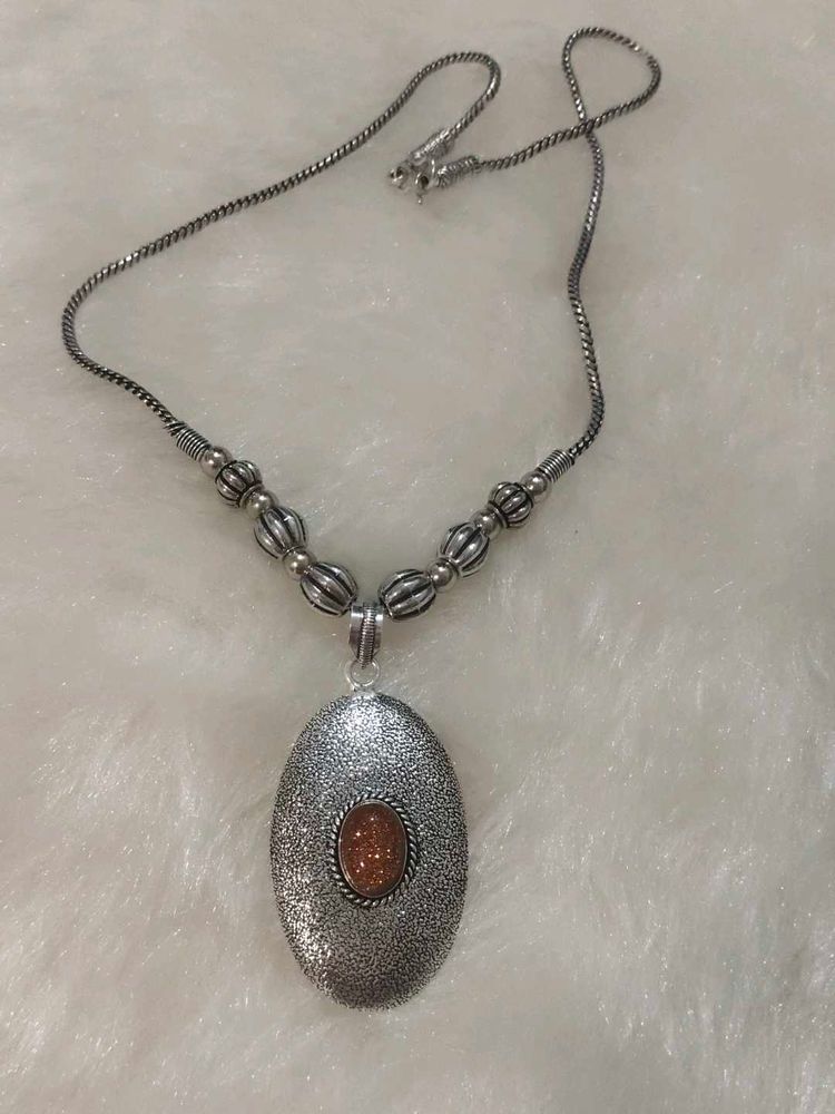 oxidised necklace