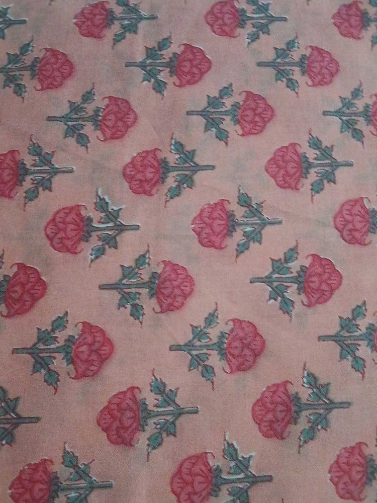 Beautiful Floral Print Dress Material