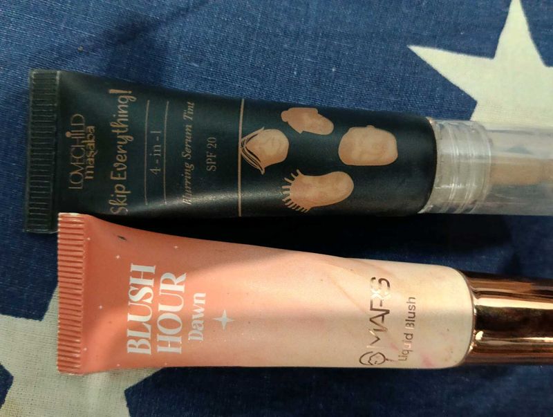 2 Makeup Items: Blurring Serum Tint &amp; Liquid Blush
