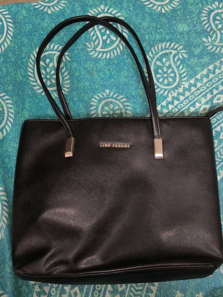 Lino Perros Chic Black Tote Bag