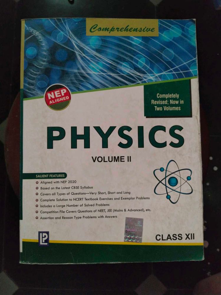Physics Class XII Volume II Book