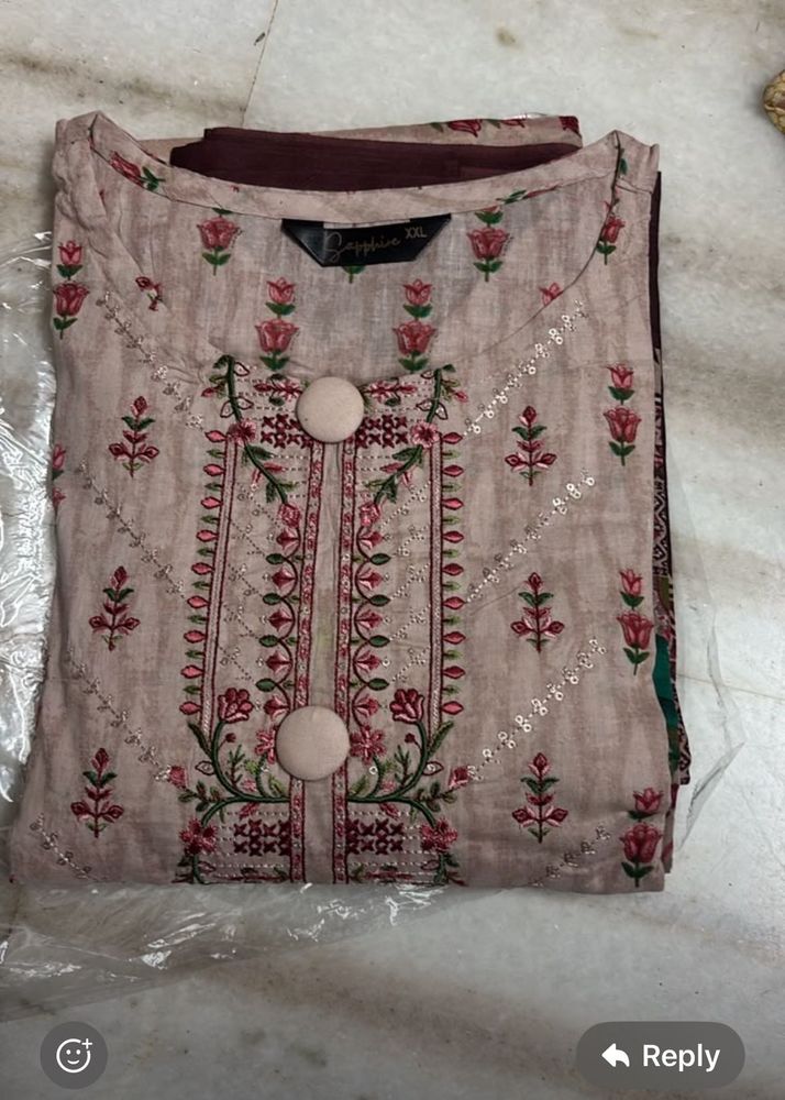 Elegant Embroidered Kurta Set