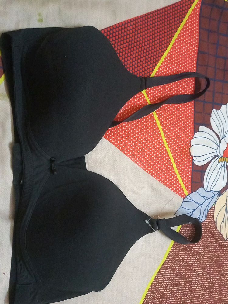 Black Padded Bra