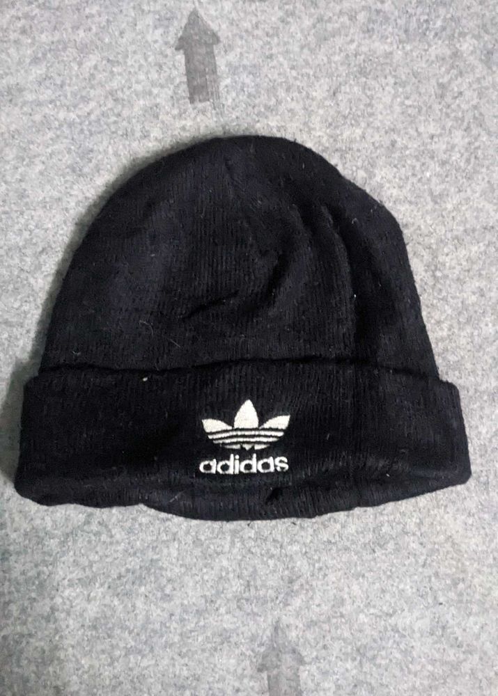 Adidas Black Beanie Hat