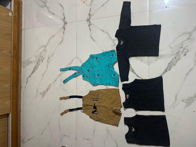 Two Dungarees And Three Thermals