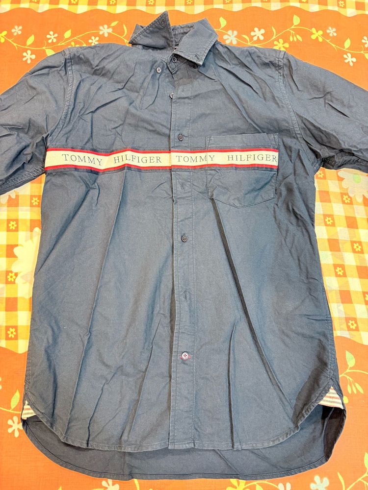 Tommy Hilfiger Shirt Mens full sleeve size M ne