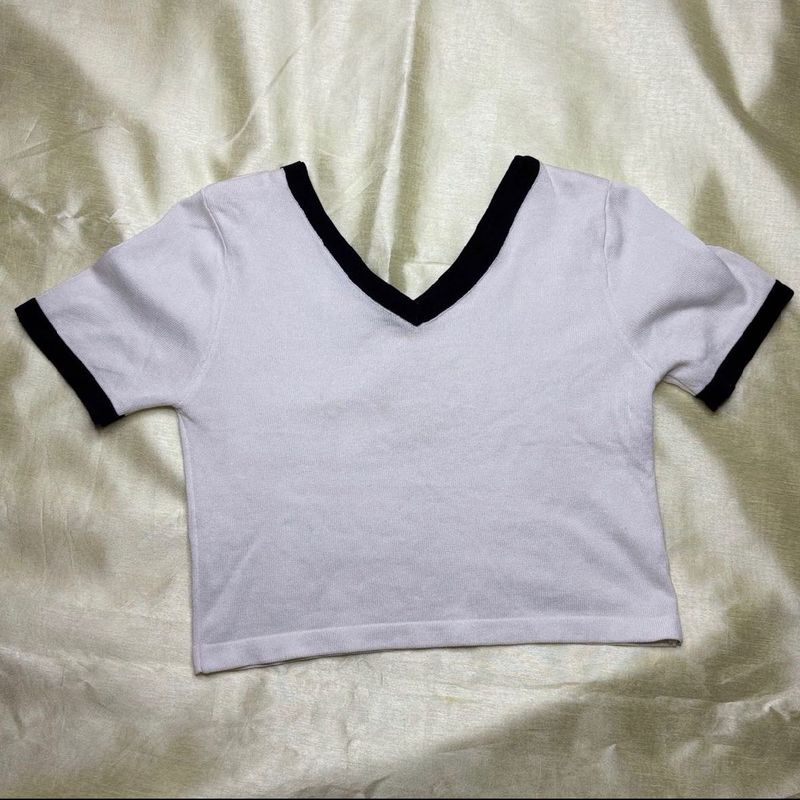 White Crop Top