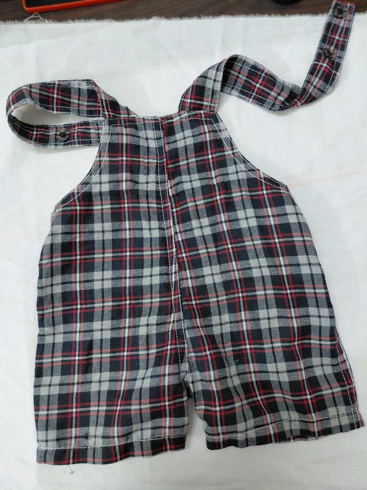 Plaid Overalls for Kids