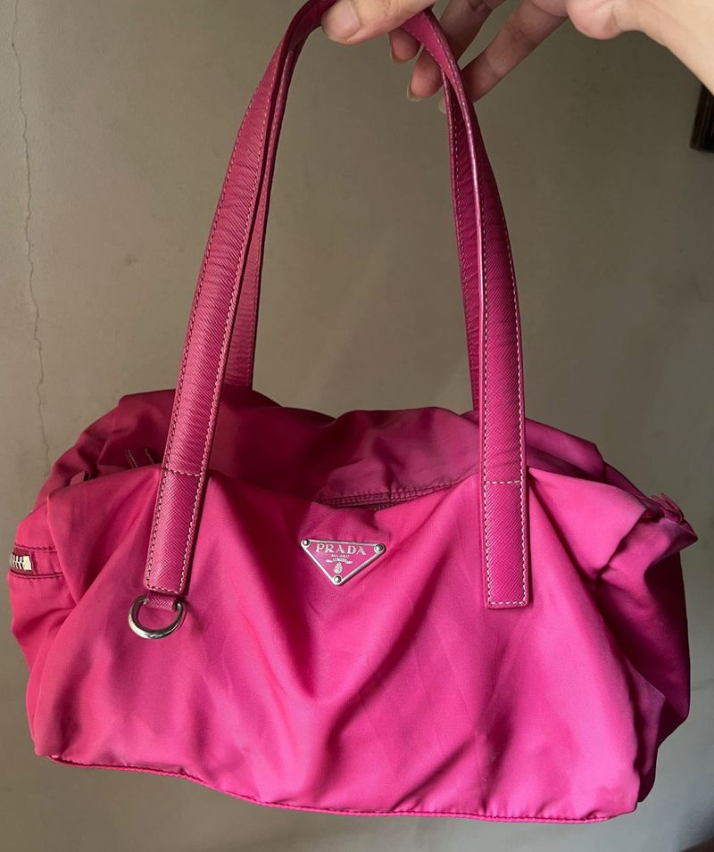 vintage Prada nylon hobo bag