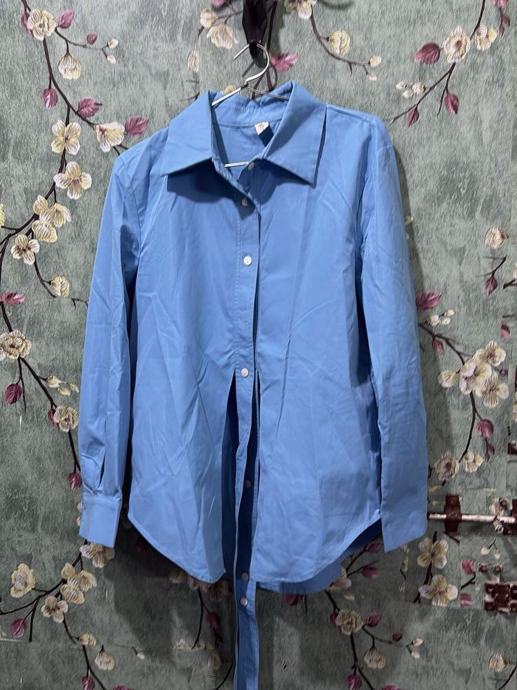 blue cool shirt