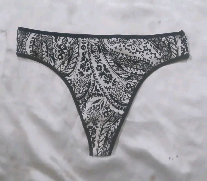 Stylish Printed Thong Panty