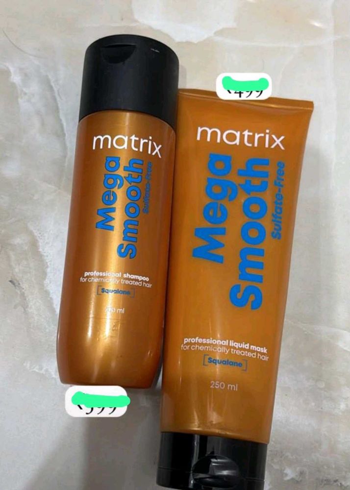 matrix Shampoo and Mask