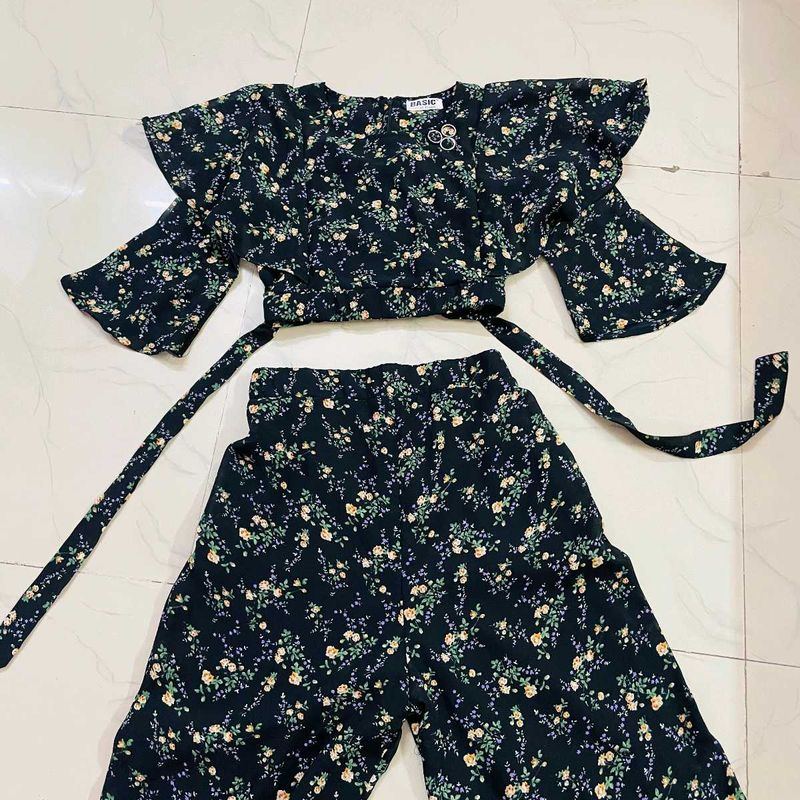Chic Floral Print Co-ord Set