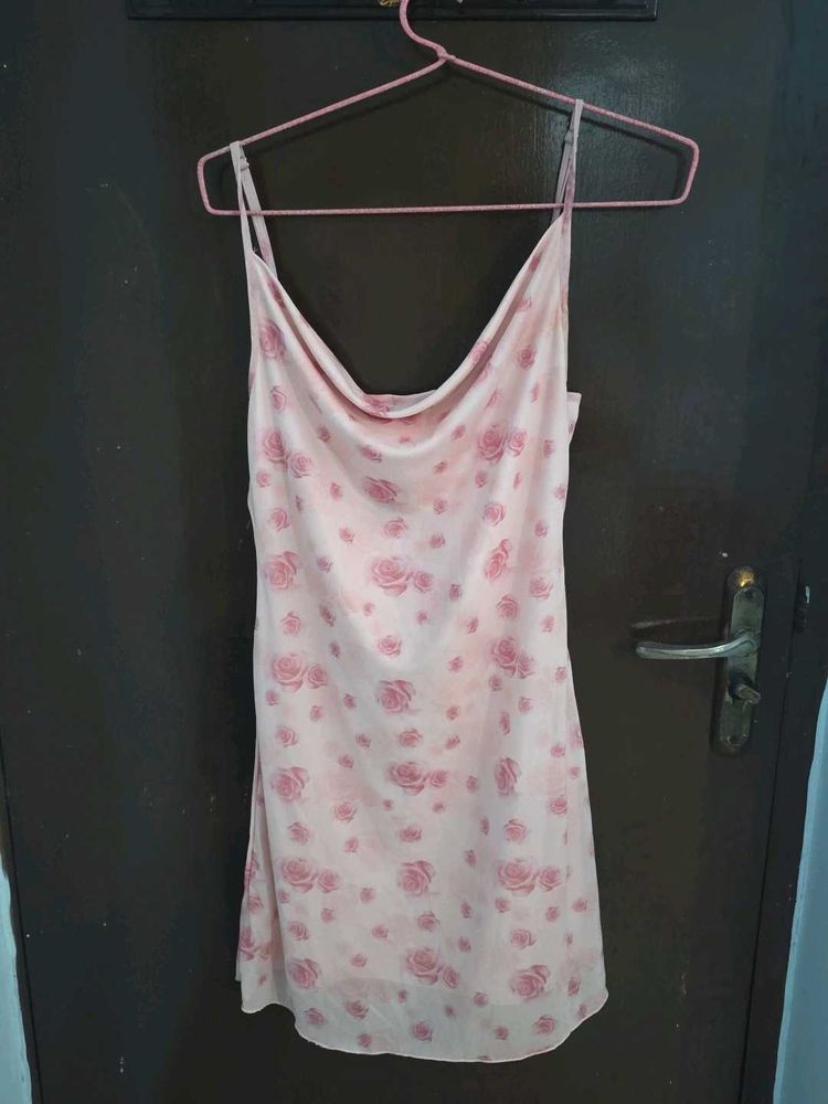 New with tag - Pink Mini Slip Dress fro