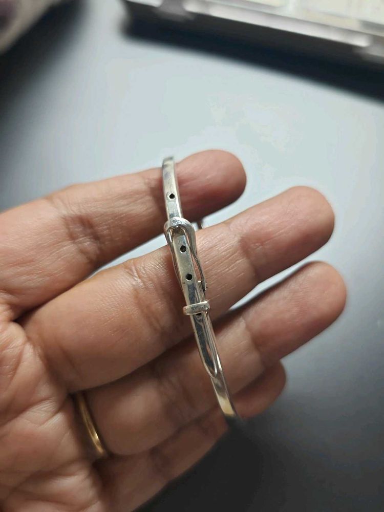 92.5  Silver Buckle Bracelet