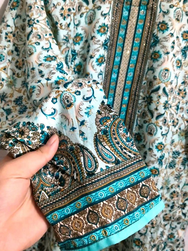 brand new printed kurta pant set for wome