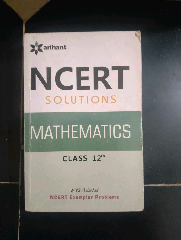 Arihant NCERT Mathematics Solutions Class 12
