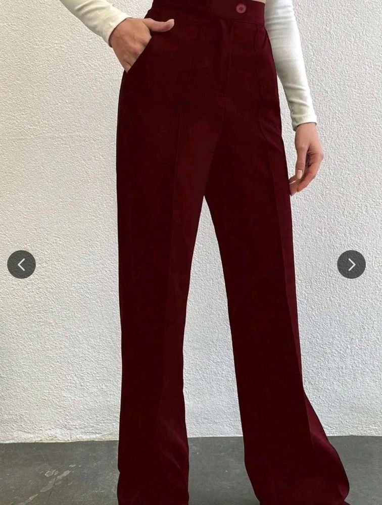 Maroon formal Pants