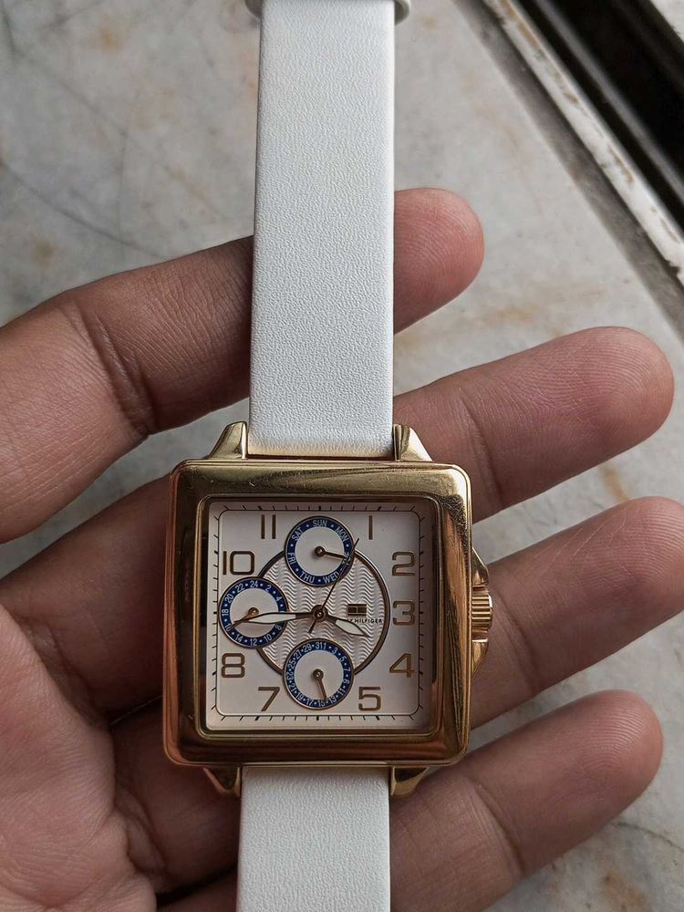 Tommy Hilfiger Analog White Dial Women's Watch