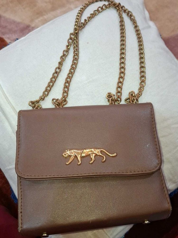 Chic Brown Crossbody Bag