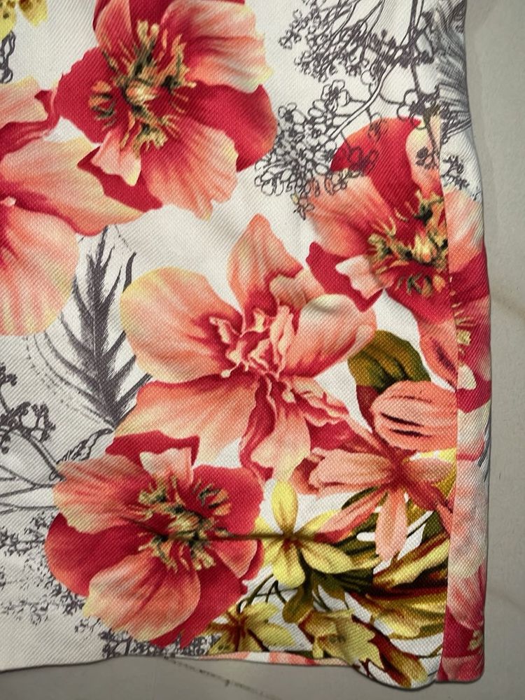Vibrant Floral Print Blouse