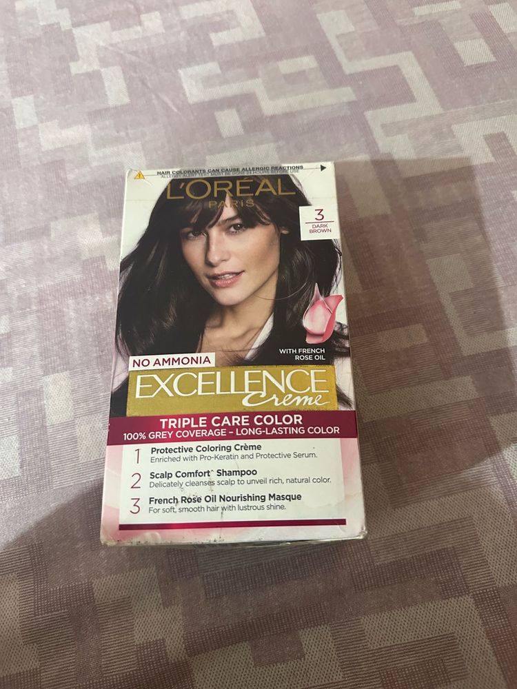 L'Oreal Excellence Creme Hair Color - 3 Dark Brown