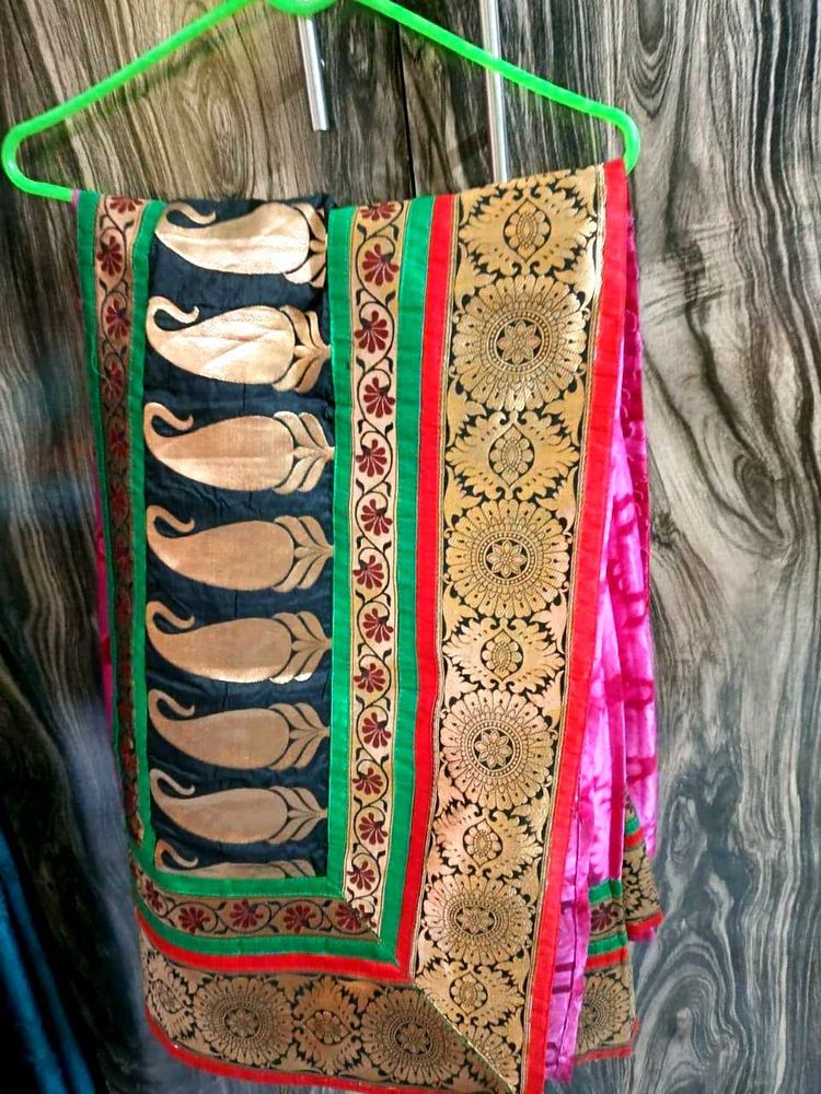 Multicolour Dual Saree