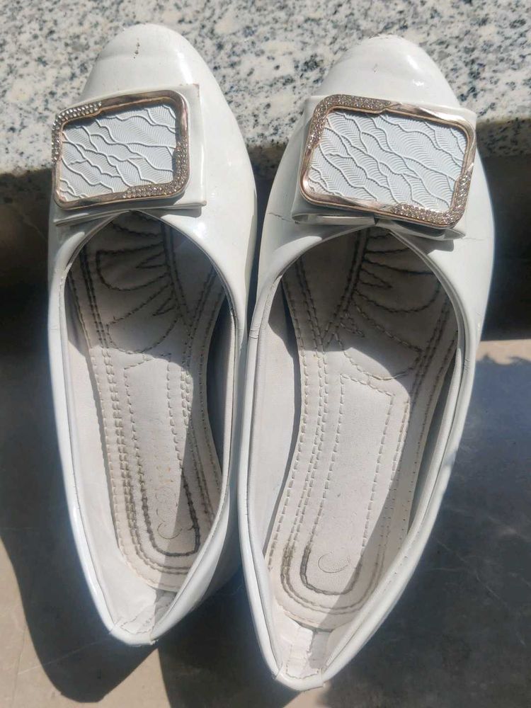 White Ballerinas for girls kid