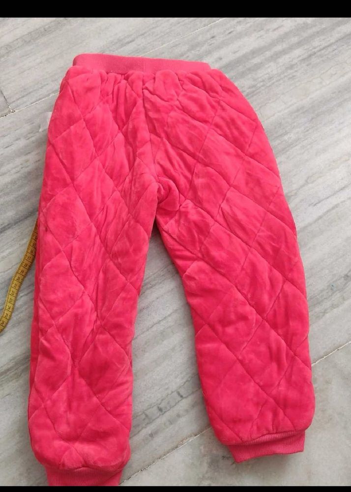 Cozy Quilted Girls' Pants