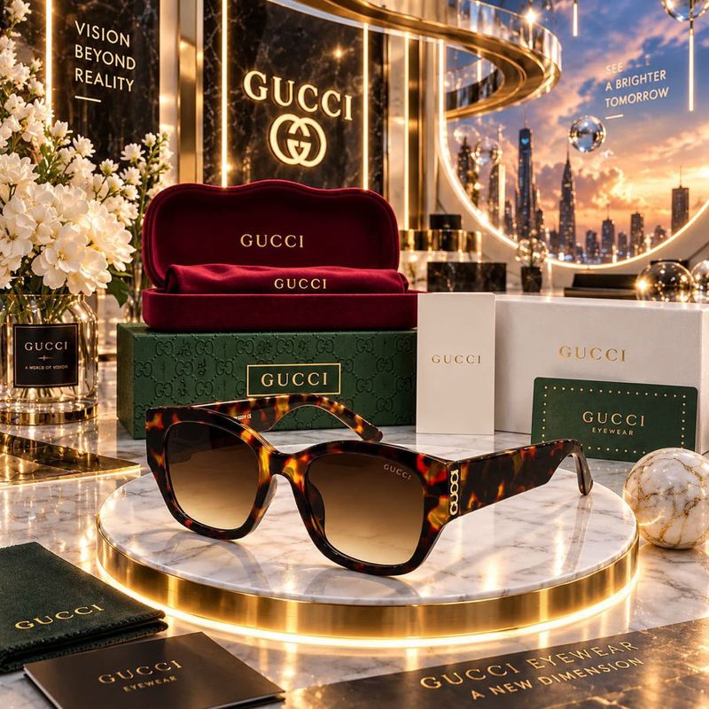 Authentic Gucci Sunglasses - Tortoiseshell