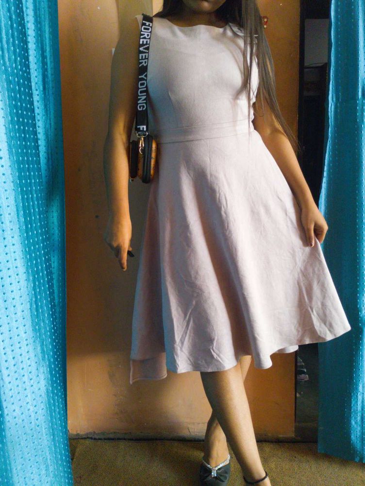 🤌🌸Elegant Pink A-Line Dress🤌🌸