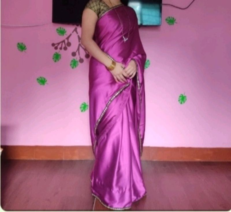 Elegant Purple Saree