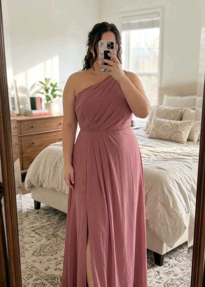 Elegant One-Shoulder Maxi Dress