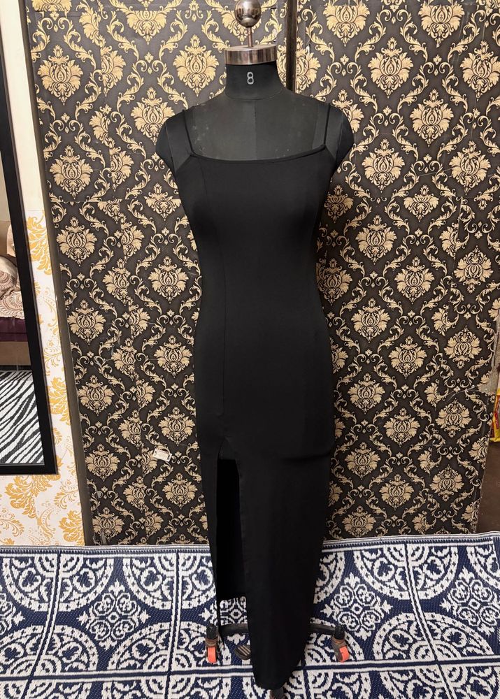 bodycon slit dress
