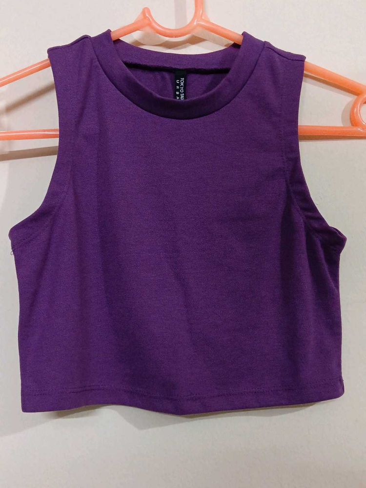 Purple Sleeveless Top
