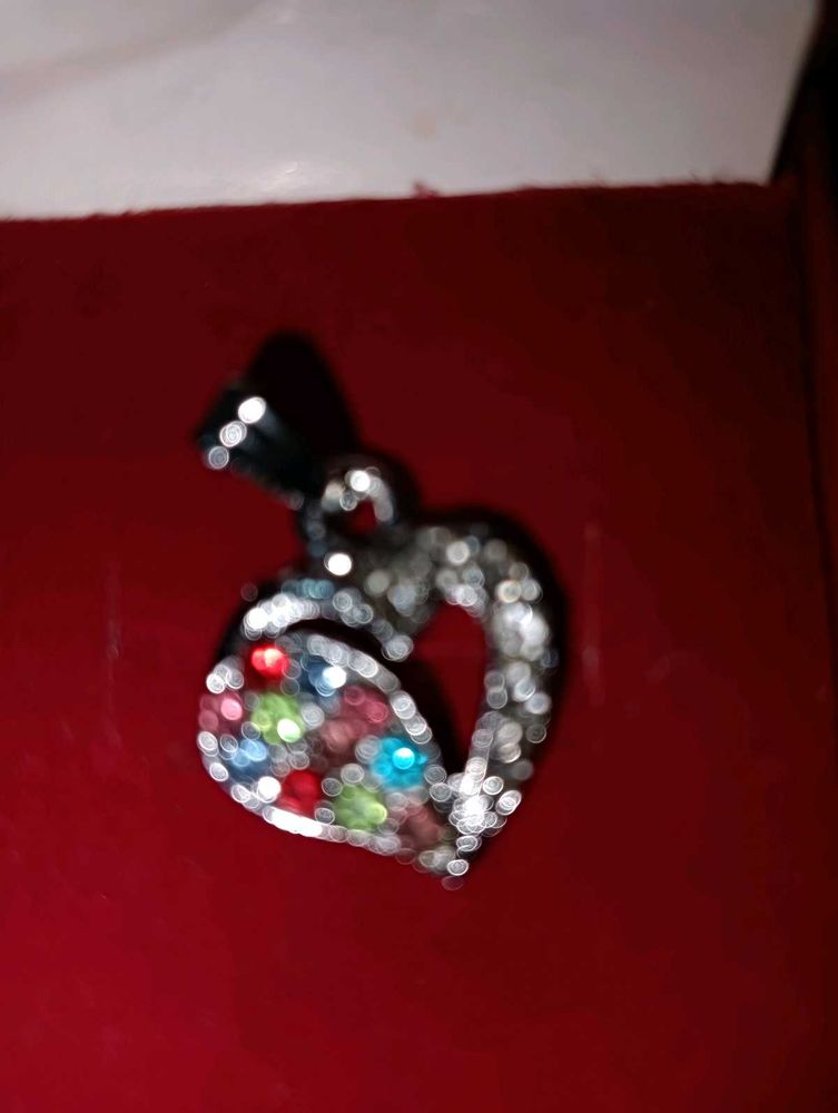 Sparkling Heart Pendant(-2 piece)