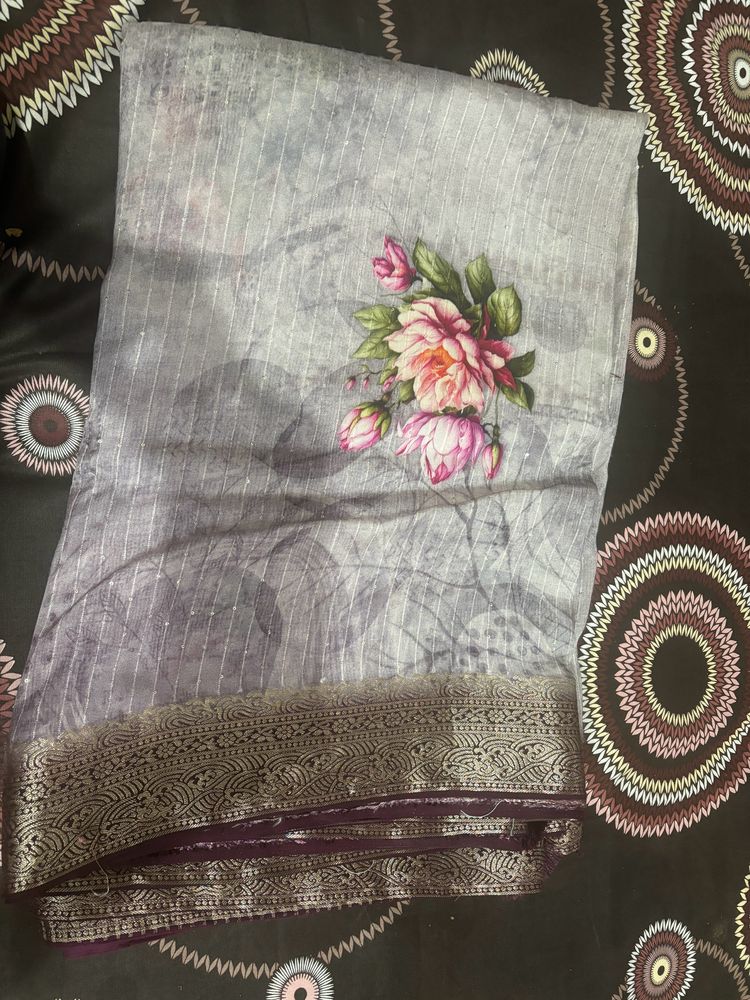 New Saree One Time Worn