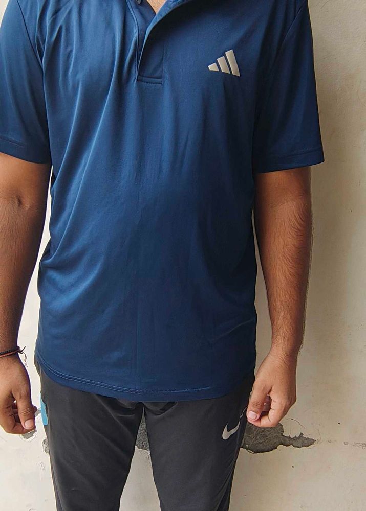 Adidas Blue Polo T-Shirt